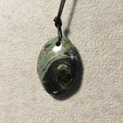 Jaspe kambaba - pendentif pièce unique 3 - 4e chakra